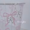 mini bow necklace