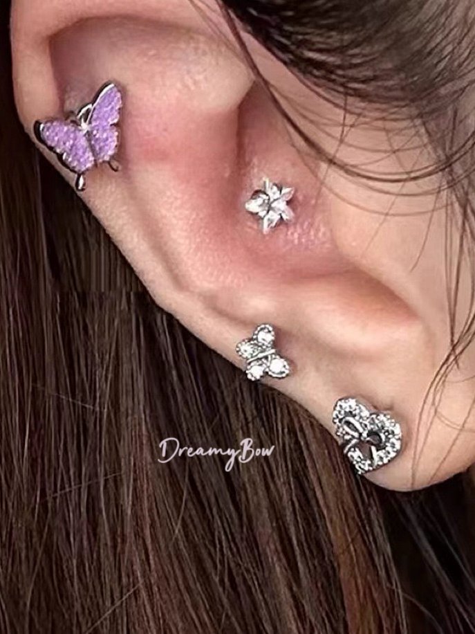 bow earrings