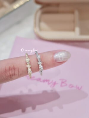 bow diamond ring